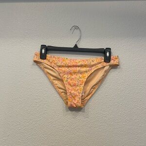 🆕 NWT BILLABONG orange and purple floral full coverage bikini bottoms
